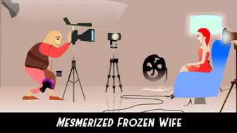 Frozen mesmerized and posed Wife