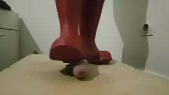 HUNTER BOOTS Hard Cock Crushing with Cum