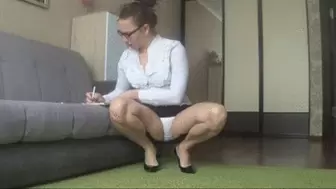 Sexy teacher check your homework Perfect knees