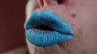 Smurfy lips