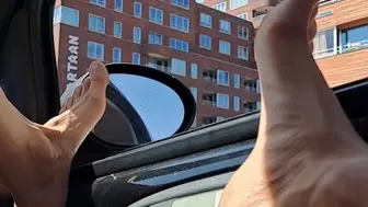 Slow Motion Feet in the Car, Even Longer (Raw-Unedited)