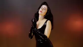 Goddess in latex teases you (720p)