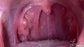 Every detail of my uvula and throat full HD mp4