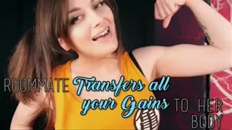 ROOMMATE TRANSFERS ALL YOUR GAINS TO HER BODY 1080P - ELLIE IDOL