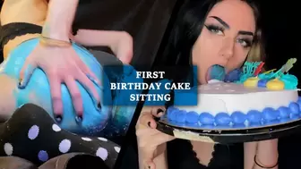 First Birthday Cake Sitting