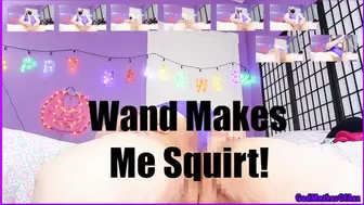 Wand Makes Me Squirt (Three Times) 640x480 MP4