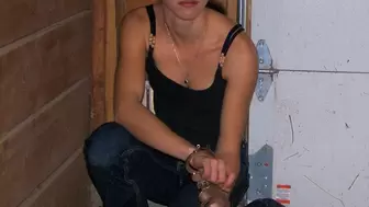 Krista - Handcuffed Walk in Her Jeans and Boots (AVI)
