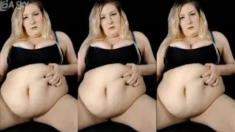 Blonde BBW Belly and Titty Play [1080p WMV]