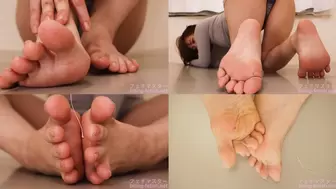 Rui Negoto - Cute girl's huge bare feet make dwarf customers ejaculate repeatedly part2 gia-114-3
