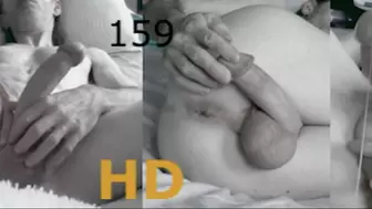 Heteroflexible K solo V159: thin slim fit muscular vascular hung older male nude masturbation