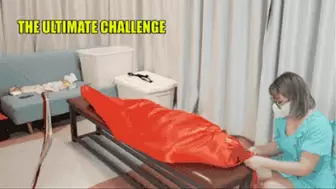 The ultimate challenge!!! an hour! Silk scarves bind the human body (fried dough twist) - SMOTHER - choking - BONDAGE - mummy (mobile version)