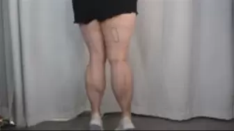 Calf Muscle Flex in Off White Sneakers WMV 720
