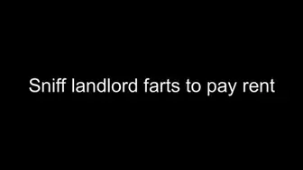 Gay farting humiliation - sniff fart to pay rent