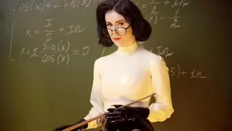 JOI hot teacher in latex (1080p)