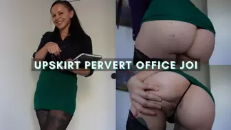 Upskirt Pervert Office JOI