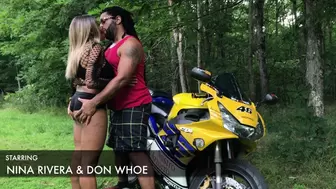 4K: I Fucked Nina on my motorcycle PT1