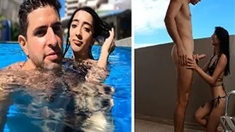 ARGENTINIAN SLUT Got Picked Up From The Swimming Pool and FUCKED in her Hotel Room