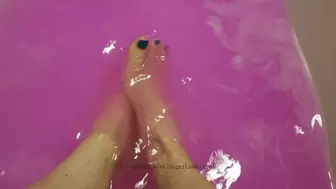 Ginger’s Feet In The Bath #1