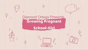 Growing Pregnant School Girl