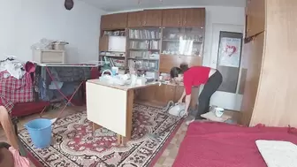 Quick vac in living room