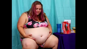 Jiggly Belly Stuffing - Feedee Fattening