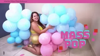 Sexy Mass Pop Balloon Column By Marilia - 4K