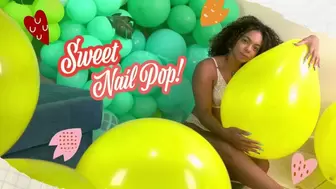 Roberta Sweet Nail Pop Yelloow Balloons