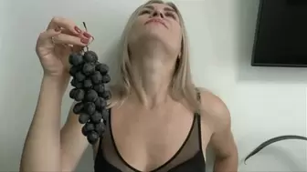 You swallow down whole grapes and see your lovely neck WMV FULL HD 1080p