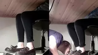 Two different types of brutality: Tread soles and heels - Cam 4
