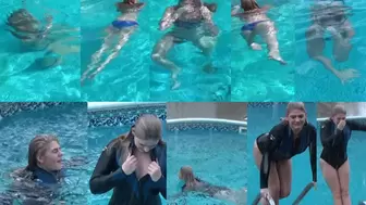 Holly Swimming in Pool Combo MOV