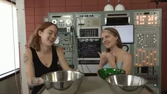 Dakota and Sage Test Their Cheek Capacities With Grapes (MP4 - 1080p)
