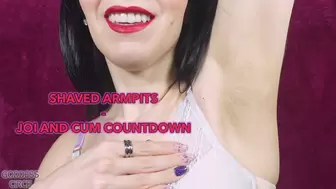 SHAVED ARMPITS - JOI AND CUM COUNTDOWN