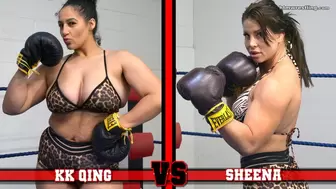 KK Qing vs Sheena Boxing Part 1 SDWMV