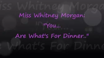Miss Whitney Morgan: You Are What's Good For Dinner