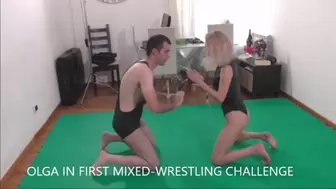 OLGA IN FIRST MIXED WRESTLING CHALLENGE