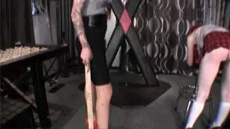School Girl Gets Caned & Paddled (WMV HD)