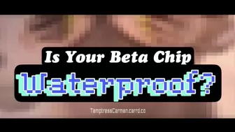 Is Your Beta Chip Waterproof?