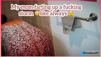 MamaBooty -Your step-Mom Farting Up a Storm: Fart Comp