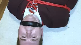 Bound and gagged in adult school uniform and kept in room 2-BBW domination,BBW bondage, male Bondage,man in bondage,man tied up,schoolboy,bound and gagged man,socks,gay bondage,rope bondage,amateur,
