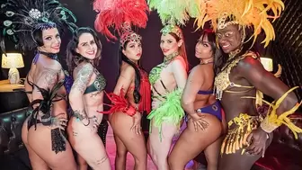 hot carnaval groupsex samba party