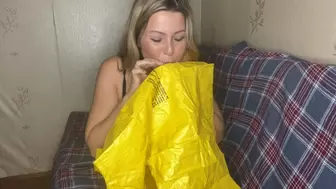 ASMR BLOWING INFLATABLES and BLOWING LIFE JACKET