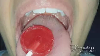Lollipop licking