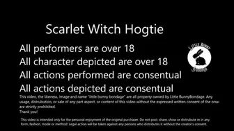 Scarlet Witch Hogtied