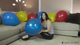 Blue Crystal Balloon Blow2Pop - Kylie Jacobs - MP4 1080p HD