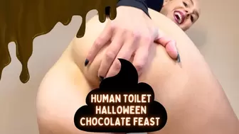 Human Toilet Halloween Chocolate Feast
