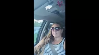Mandy has hiccups again while driving- 720p