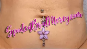 Pink and Purple Dangle Belly Rings (HD) WMV
