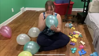 10 Minute of blowing up balloons