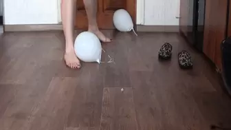 bursting balloons