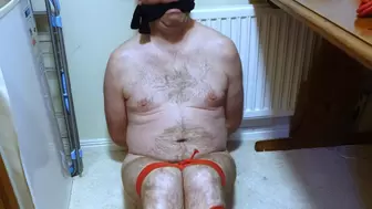 Naked bound and gagged man kept in a room 2-BBW domination, BBW bondage,amateur,man tied up,bound and gagged man,man in bondage,male bondage,